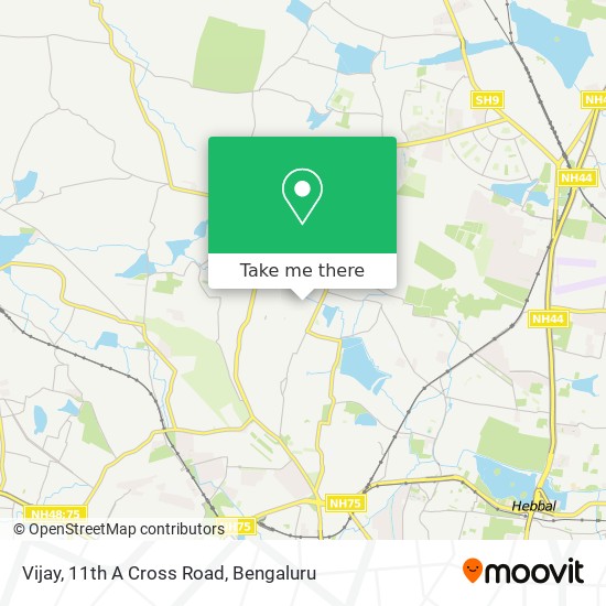 Vijay, 11th A Cross Road map