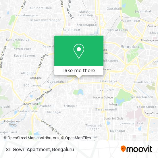 Sri Gowri Apartment map