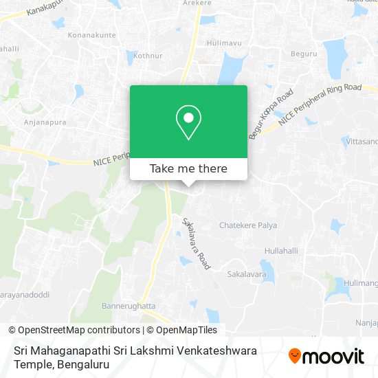 Sri Mahaganapathi Sri Lakshmi Venkateshwara Temple map