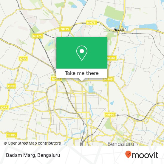 Badam Marg map