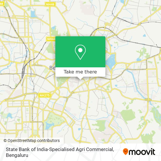 State Bank of India-Specialised Agri Commercial map