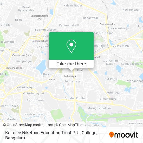 Kairalee Nikethan Education Trust P. U. College map