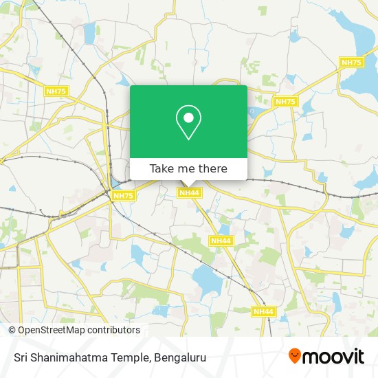 Sri Shanimahatma Temple map