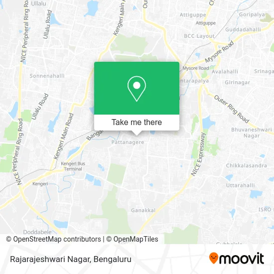 Rajarajeshwari Nagar map