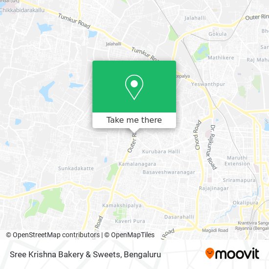 Sree Krishna Bakery & Sweets map