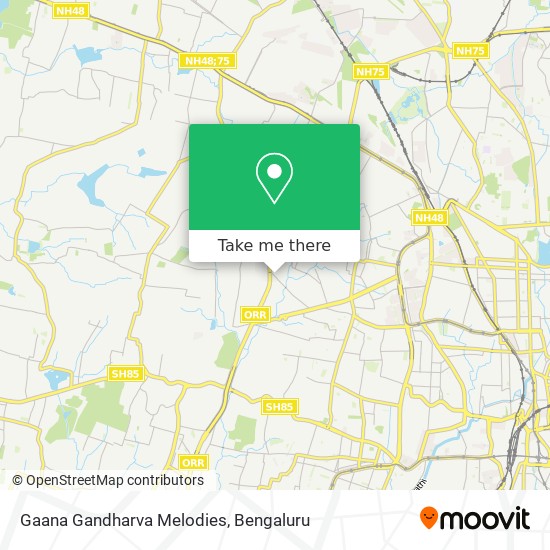 Gaana Gandharva Melodies map