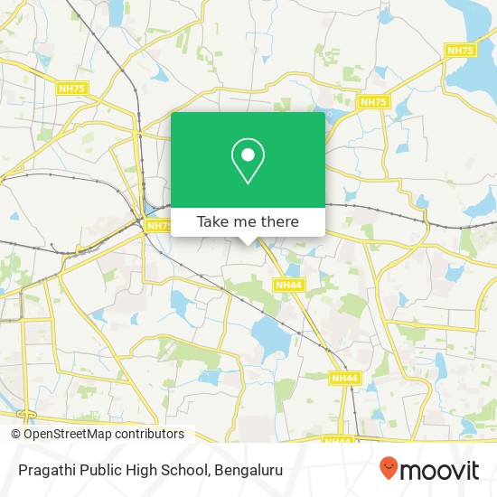 Pragathi Public High School map