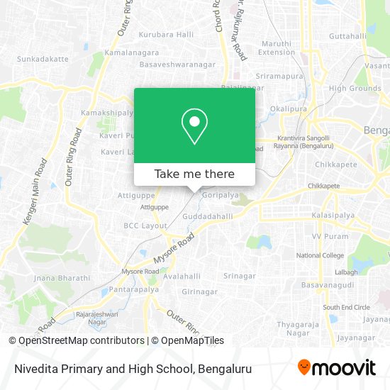 Nivedita Primary and High School map