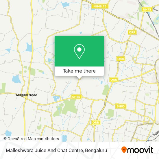 Malleshwara Juice And Chat Centre map