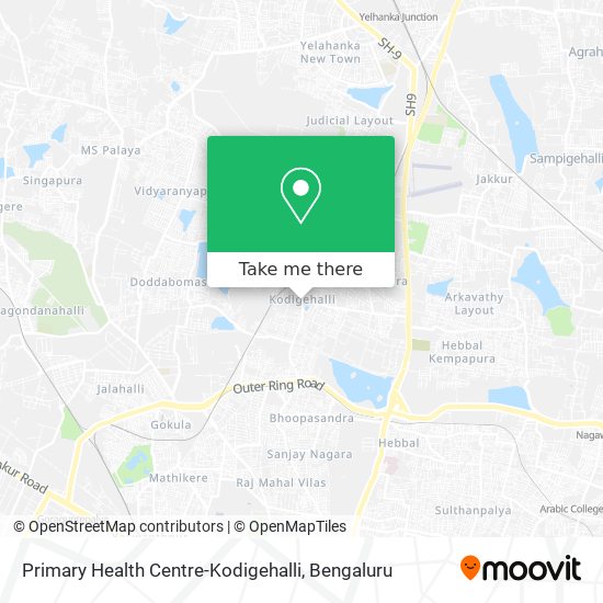 Primary Health Centre-Kodigehalli map