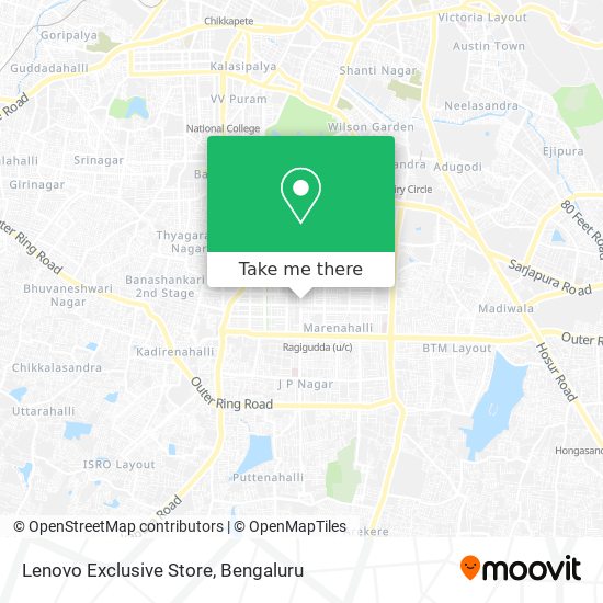Lenovo Exclusive Store map