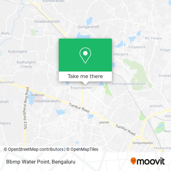 Bbmp Water Point map