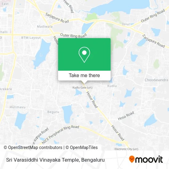 Sri Varasiddhi Vinayaka Temple map