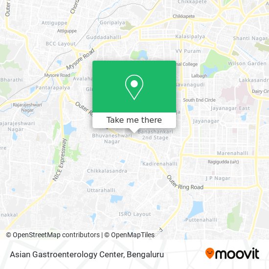 Asian Gastroenterology Center map