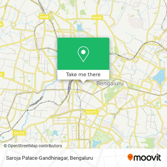 Saroja Palace-Gandhinagar map