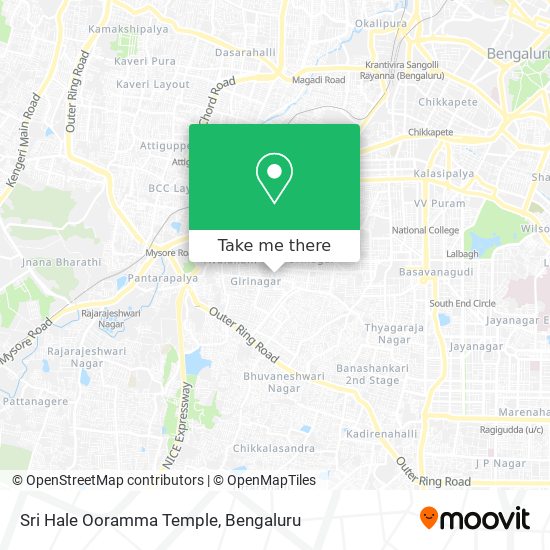 Sri Hale Ooramma Temple map