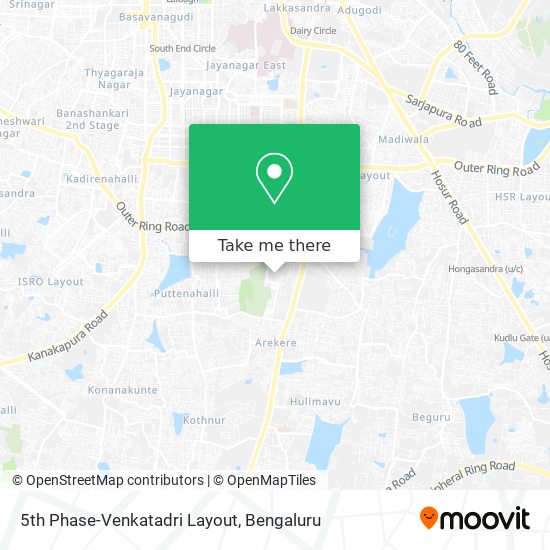 5th Phase-Venkatadri Layout map