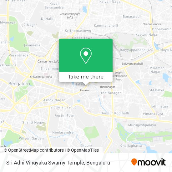 Sri Adhi Vinayaka Swamy Temple map