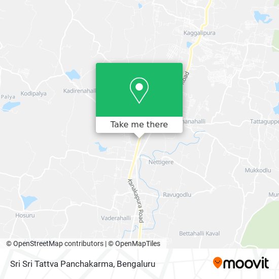 Sri Sri Tattva Panchakarma map