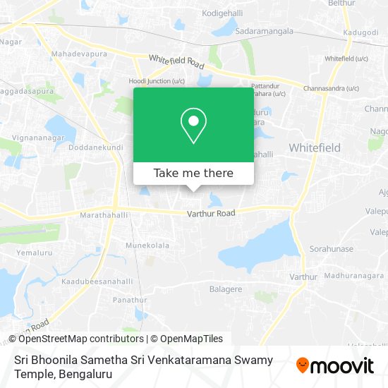 Sri Bhoonila Sametha Sri Venkataramana Swamy Temple map
