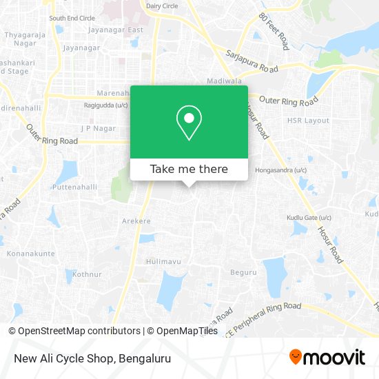 New Ali Cycle Shop map