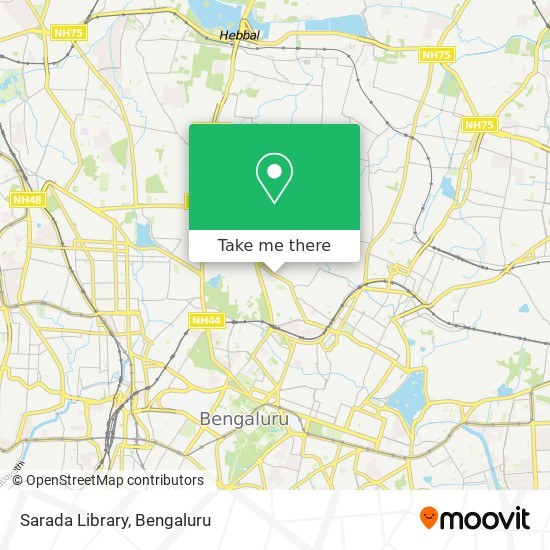 Sarada Library map