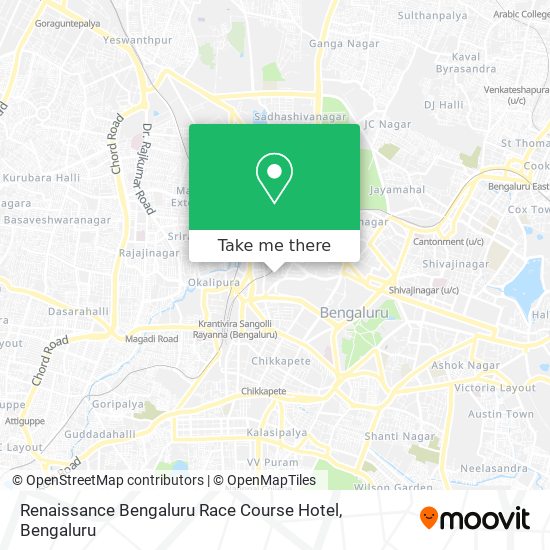 Renaissance Bengaluru Race Course Hotel map