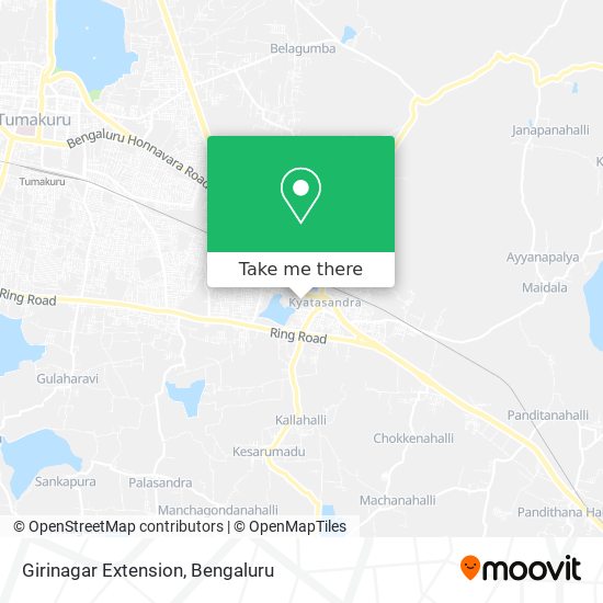 Girinagar Extension map