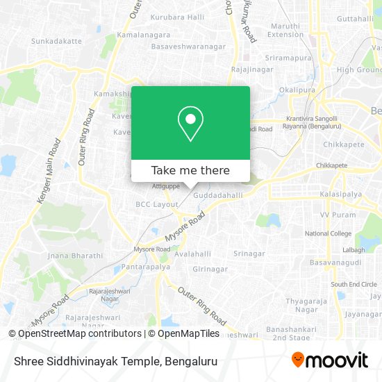 Shree Siddhivinayak Temple map