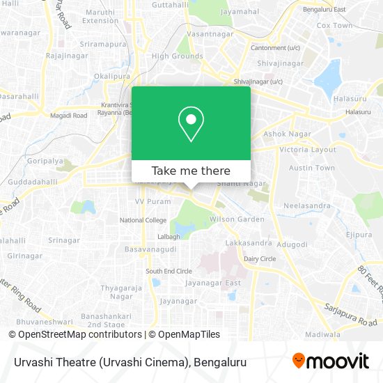Urvashi Theatre (Urvashi Cinema) map