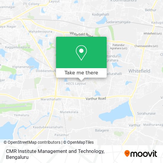 CMR Institute Management and Technology map