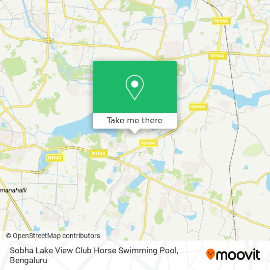 Sobha Lake View Club Horse Swimming Pool map