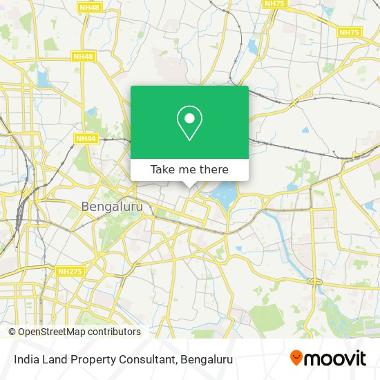 India Land Property Consultant map
