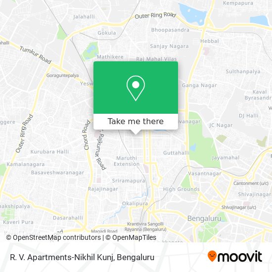 R. V. Apartments-Nikhil Kunj map
