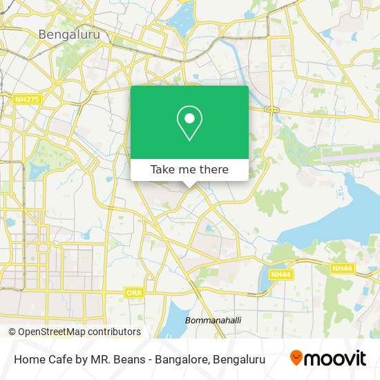 Home Cafe by MR. Beans - Bangalore map