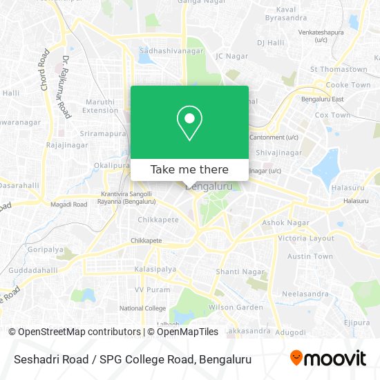 Seshadri Road / SPG College Road map