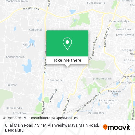 Ullal Main Road / Sir M Vishveshwaraya Main Road map
