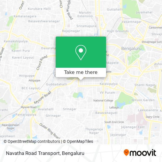 Navatha Road Transport map