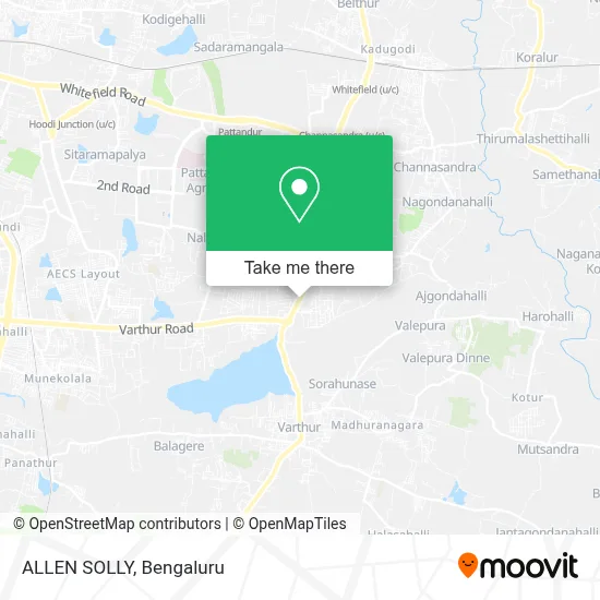 ALLEN SOLLY map