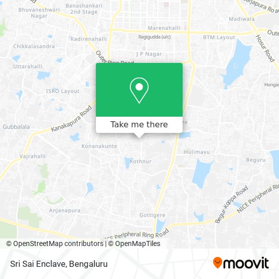 Sri Sai Enclave map