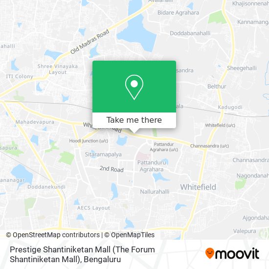 Prestige Shantiniketan Mall (The Forum Shantiniketan Mall) map