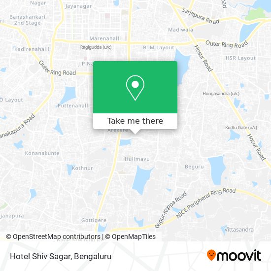 Hotel Shiv Sagar map