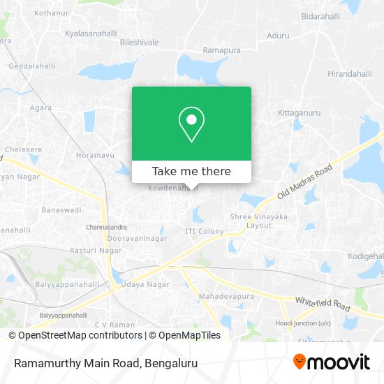 Ramamurthy Main Road map