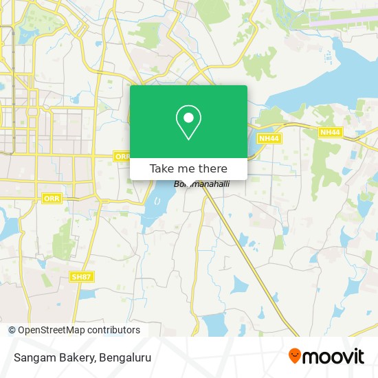 Sangam Bakery map