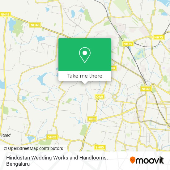 Hindustan Wedding Works and Handlooms map