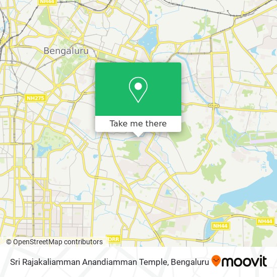 Sri Rajakaliamman Anandiamman Temple map