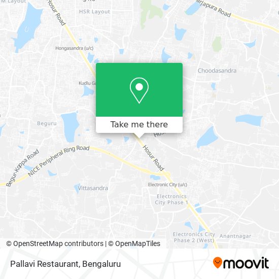 Pallavi Restaurant map