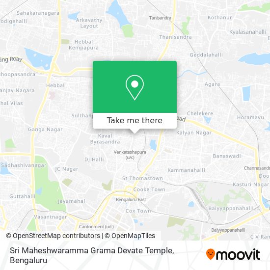 Sri Maheshwaramma Grama Devate Temple map