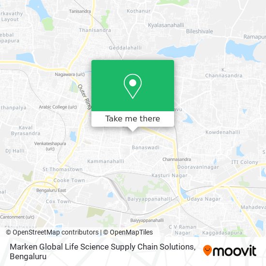 Marken Global Life Science Supply Chain Solutions map