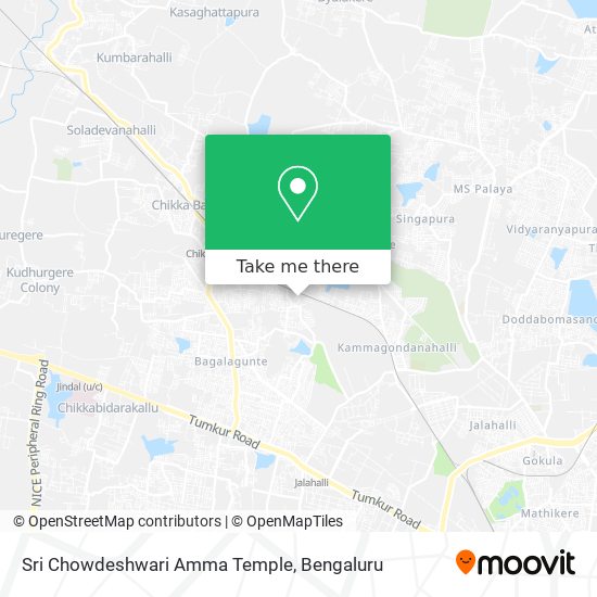 Sri Chowdeshwari Amma Temple map